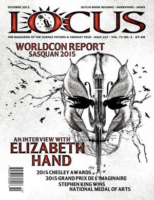Book cover of Locus Magazine, Issue #657, October 2015