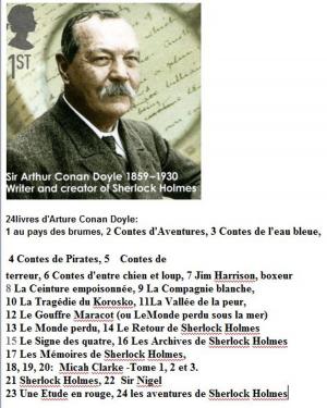 Book cover of 24 livres d'Arthur Conan Doyle