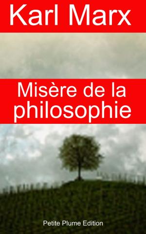 Cover of Misère de la philosophie