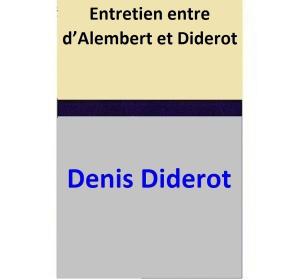 Cover of Entretien entre d’Alembert et Diderot