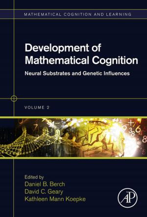 Cover of the book Development of Mathematical Cognition by D. R. Baughman, Y. A. Liu