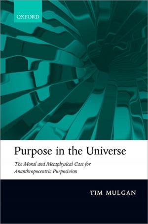 Book cover of Purpose in the Universe