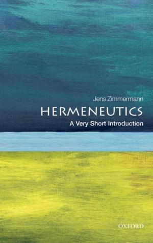 Book cover of Hermeneutics: A Very Short Introduction