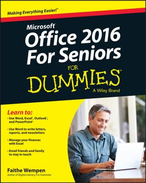 Cover of the book Office 2016 For Seniors For Dummies by Dawn Simmons, Curt Simmons