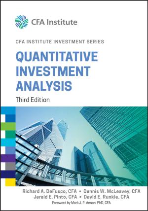 Cover of the book Quantitative Investment Analysis by Y. A. Liu, Ai-Fu Chang, Kiran Pashikanti