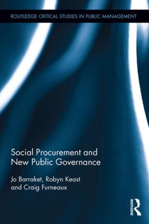 Cover of the book Social Procurement and New Public Governance by Stephanie Lintz, Tiffany Hathorn, Karen Hewitt, Shauna Congelliere, Allison Van Antwerp, Neshanta Linson
