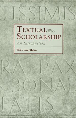 Cover of the book Textual Scholarship by 