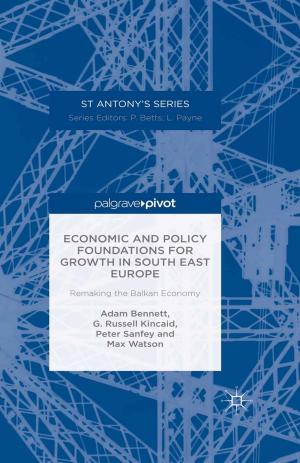 Book cover of Economic and Policy Foundations for Growth in South East Europe