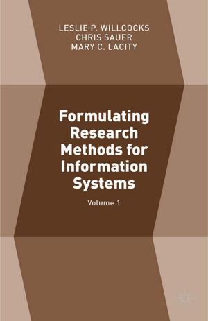 Cover of the book Formulating Research Methods for Information Systems by 