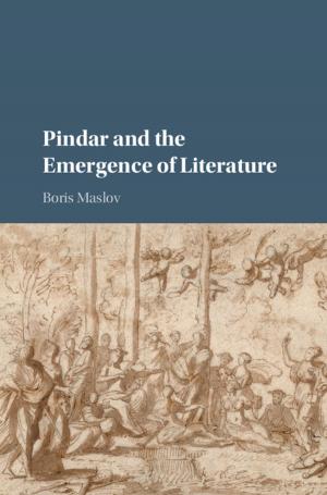 Cover of the book Pindar and the Emergence of Literature by Beatriz Garcia