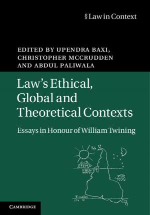 Cover of the book Law's Ethical, Global and Theoretical Contexts by Gregory Vlastos