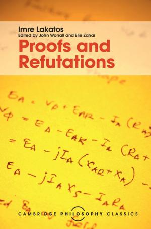 Cover of the book Proofs and Refutations by Dr Andrew M. Spencer