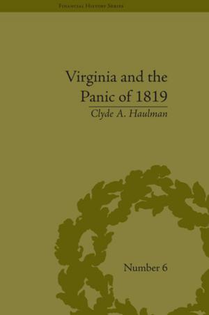 Book cover of Virginia and the Panic of 1819