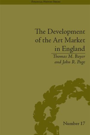 Book cover of The Development of the Art Market in England