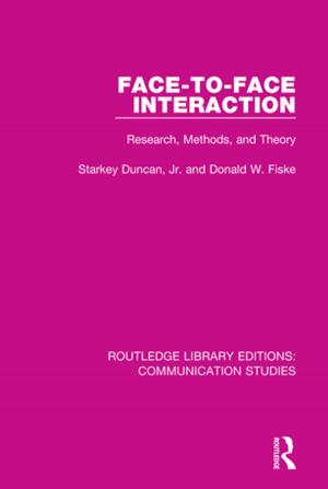 Cover of the book Face-to-Face Interaction by T.L. Brink, Peter A Lichtenberg