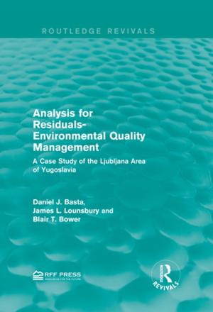 Cover of the book Analysis for Residuals-Environmental Quality Management by Tenko Raykov, George A. Marcoulides