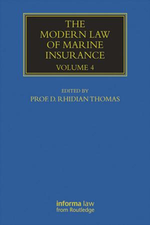 Cover of the book The Modern Law of Marine Insurance by Meena Sharify-Funk, William Rory Dickson, Merin Shobhana Xavier