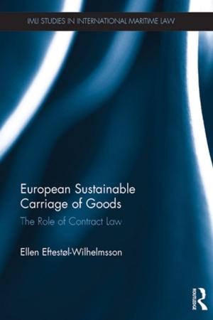 Cover of the book European Sustainable Carriage of Goods by Martin Cloonan
