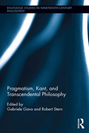 Cover of Pragmatism, Kant, and Transcendental Philosophy