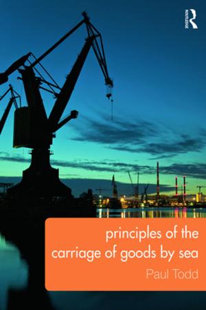 Cover of the book Principles of the Carriage of Goods by Sea by 