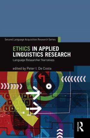 Cover of the book Ethics in Applied Linguistics Research by Anthony Seldon, Daniel Collings