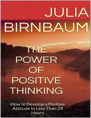 Cover of the book The Power of Positive Thinking: How to Develop a Positive Attitude In Less Than 24 Hours by Layla Delaney