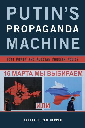 Cover of the book Putin's Propaganda Machine by Gillian Brock, Professor of Philosophy at the University of Auckland, New Zealand