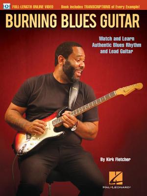 Book cover of Burning Blues Guitar