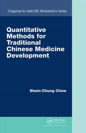 Cover of the book Quantitative Methods for Traditional Chinese Medicine Development by Hernan Murdock