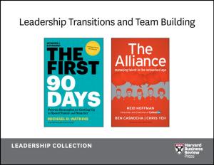 Cover of the book Leadership Transitions and Team Building: Leadership Collection (2 Books) by Harvard Business Review, Clayton M. Christensen, Mark W. Johnson, Rita Gunther McGrath, Steve Blank