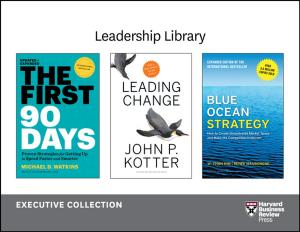 Cover of the book Harvard Business Review Leadership Library: The Executive Collection (12 Books) by Harvard Business Review, Daniel Goleman, Peter F. Drucker, Clayton M. Christensen, Michael E. Porter