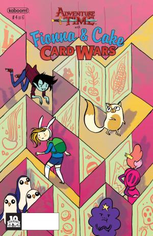 Book cover of Adventure Time: Fionna & Cake Card Wars #4