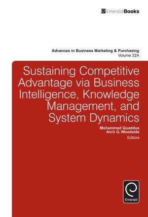 Cover of the book Sustaining Competitive Advantage via Business Intelligence, Knowledge Management, and System Dynamics by Professor Adams Bodomo