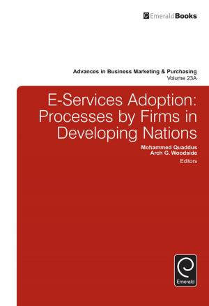 Cover of the book E-Services Adoption by Mohammed Quaddus, Arch G. Woodside