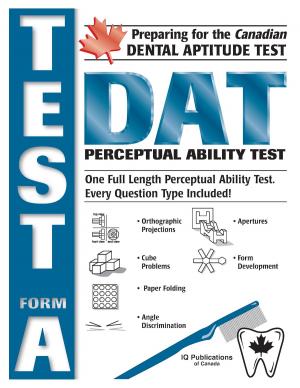Cover of the book Preparing for the Canadian DAT Perceptual Ability Test-Form A by Pierre Du Plessis