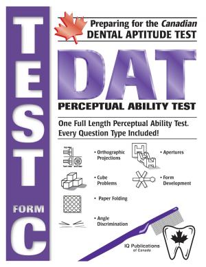 Cover of the book Preparing for the Canadian DAT Perceptual Ability Test-Form C by Brett Peterson