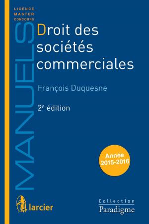Cover of the book Droit des sociétés commerciales by Bernard Mouffe