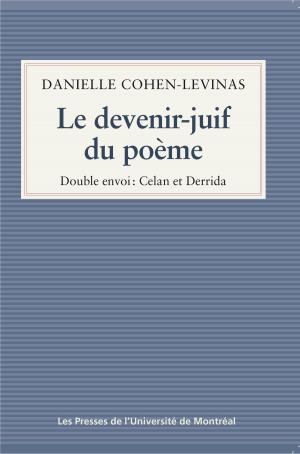 Cover of the book Le devenir-juif du poème by Guy Taillefer