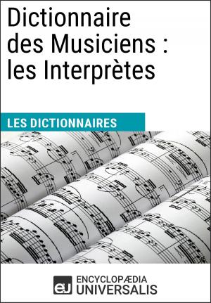 Cover of the book Dictionnaire des Musiciens : les Interprètes by John Shapiro