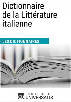 Cover of Dictionnaire de la Littérature italienne