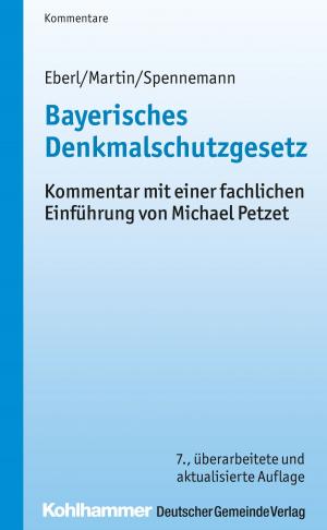 Cover of the book Bayerisches Denkmalschutzgesetz by Erhard Fischer, Ulrich Heimlich, Joachim Kahlert, Reinhard Lelgemann