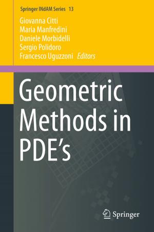 Cover of the book Geometric Methods in PDE’s by Katarzyna Kopczewska, Paweł Churski, Artur Ochojski, Adam Polko