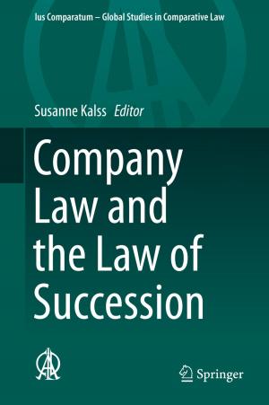 Cover of the book Company Law and the Law of Succession by Rahmatallah Poudineh, Benjamin Foley, Craig Brown