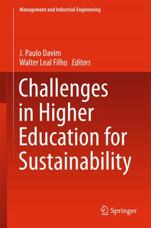 Cover of the book Challenges in Higher Education for Sustainability by Jerome Teelucksingh