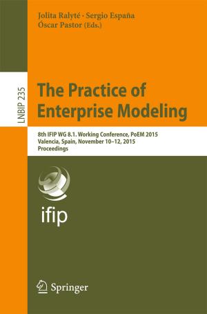 Cover of the book The Practice of Enterprise Modeling by Wojciech Z. Chmielowski
