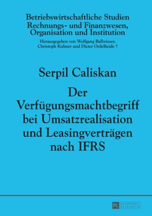 Cover of the book Der Verfuegungsmachtbegriff bei Umsatzrealisation und Leasingvertraegen nach IFRS by Sanni Kruger