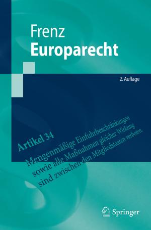 Cover of the book Europarecht by M. D. Lechner, Klaus Gehrke, Eckhard H. Nordmeier