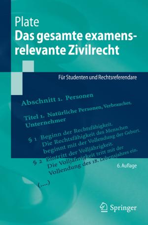 Cover of the book Das gesamte examensrelevante Zivilrecht by Franco Pedrotti