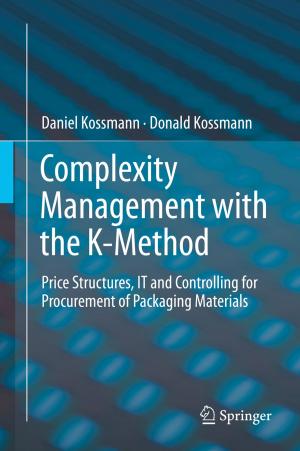 Cover of the book Complexity Management with the K-Method by Ilya Gertsbakh, Yoseph Shpungin