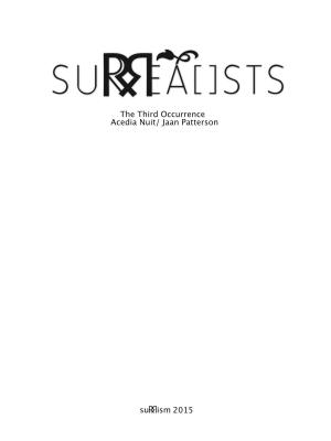 bigCover of the book suRRism - Third Occurrence (Manifesto) by 